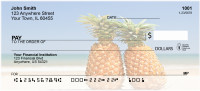 Pineapples on the Beach Personal Checks | BAC-21