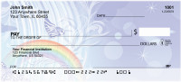 Rainbow Butterfly Abstract Personal Checks | BAF-24