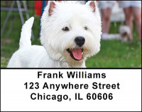 Terrier dog Address Labels | LBBAC-69
