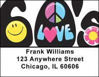 Back To The 60's Address Labels | LBBAO-07
