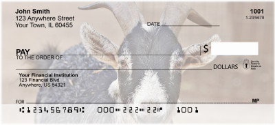 Goats Personal Checks | BAA-23