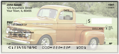 Classic Trucks From The 40's Personal Checks | BAN-08