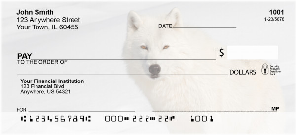 Wolves Of The Arctic Personal Checks | BAE-63