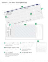Blue Green Top Laser Checks | LTC-BG