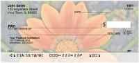 Orange Flowers Expression Personal Checks | BAA-58