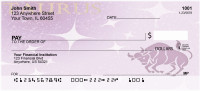 Taurus Zodiac Sign Personal Checks | BAB-57