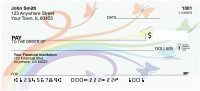 Butterflies and Rainbows Personal Checks | BAB-74