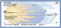 Celestial Sun and Moon with Stars Personal Checks | BAB-81
