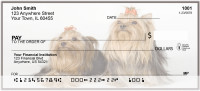 Yorkshire Terrier Dog Personal Checks | BAC-72