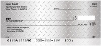 Diamond Metal Plate Personal Checks | BAC-74