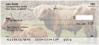 Highland Cattle Personal Checks | BAC-93