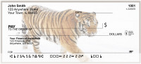Tiger In Snow Personal Checks | BAD-09