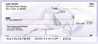 Flying Unicorn Pegasus Personal Checks | BAD-31