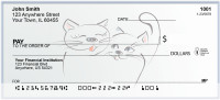 Pur-r-rfect Cat Lovers Personal Checks | BAD-70