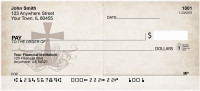 Vintage Cross Personal Checks | BAD-88