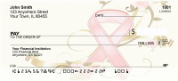 Breast Cancer Ribbon Personal Checks | BAF-13
