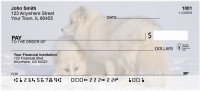 White Arctic Fox Personal Checks | BAF-56