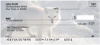 White Arctic Fox Personal Checks | BAF-56