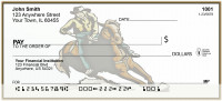 Cowgirl Rodeo Action Personal Checks | BAF-95