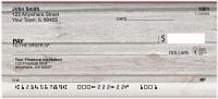 Weathered Barn Wood Personal Checks | BAI-92