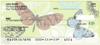 Retro Butterflies Personal Checks | BAJ-11