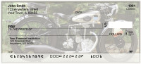 Vintage Motorcycles Personal Checks | BAK-34