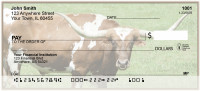 Longhorn Cattle Personal Checks | BAK-50