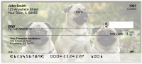 Adorable Pugs Personal Checks | BAK-93