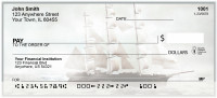 Old Wooden Battle Ships Personal Checks | BAL-04