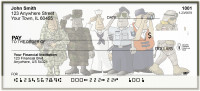 Military's Comical Characters Personal Checks | BAL-35