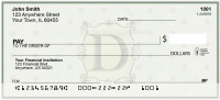 Vintage Monogram D Personal Checks | BAL-89