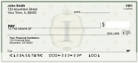 Vintage Monogram I Personal Checks | BAL-94