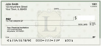 Vintage Monogram L Personal Checks | BAL-97
