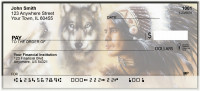 Indian Wolf Spirit Personal Checks | BAM-85