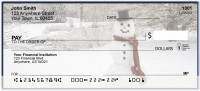 Winter's Snowman Personal Checks | BAO-04
