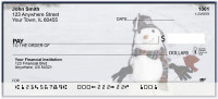 Winter's Snowman Personal Checks | BAO-04