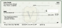 Vintage Monogram V Personal Checks | BAP-08