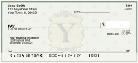 Vintage Monogram Y Personal Checks | BAP-11