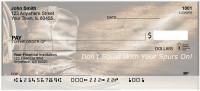 Cowboy Spurs Personal Checks | BAP-29