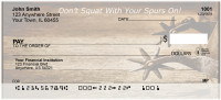 Cowboy Spurs Personal Checks | BAP-29
