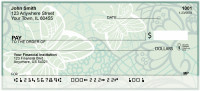 Lace Butterflies Personal Checks | BAP-44