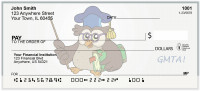 Texting Owls Personal Checks | BAP-53