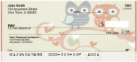 Owls - Hearts Personal Checks | BAP-54