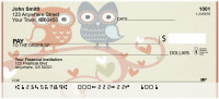 Owls - Hearts Personal Checks | BAP-54