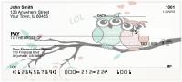 Lots a Love Owls Personal Checks | BAP-55