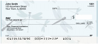Dragonflies on Blue Personal Checks | BAP-70