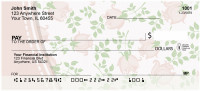 Pink Rose Splash Personal Checks | BAP-75