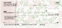 Pink Rose Splash Personal Checks | BAP-75