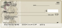 Vintage Autumn Floral Personal Checks | BAP-84