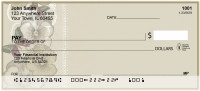 Vintage Autumn Floral Personal Checks | BAP-84